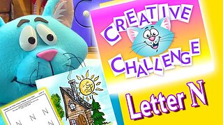 Learn to Draw using the letter N with the Sauerpuss and Friends puppets and our Creative Challenge!