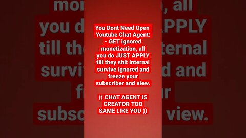 MONETIZATION REJECTED!KEEP APPLY TILL SURVIVE FREEZE! @youtubecreators @creatorinsider