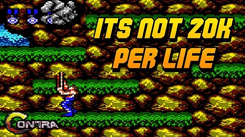 Contra gameplay - How lives actually work in Contra