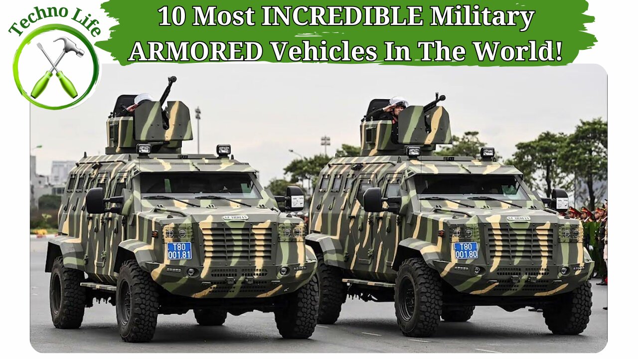 10 Most INCREDIBLE Military ARMORED Vehicles In The World!