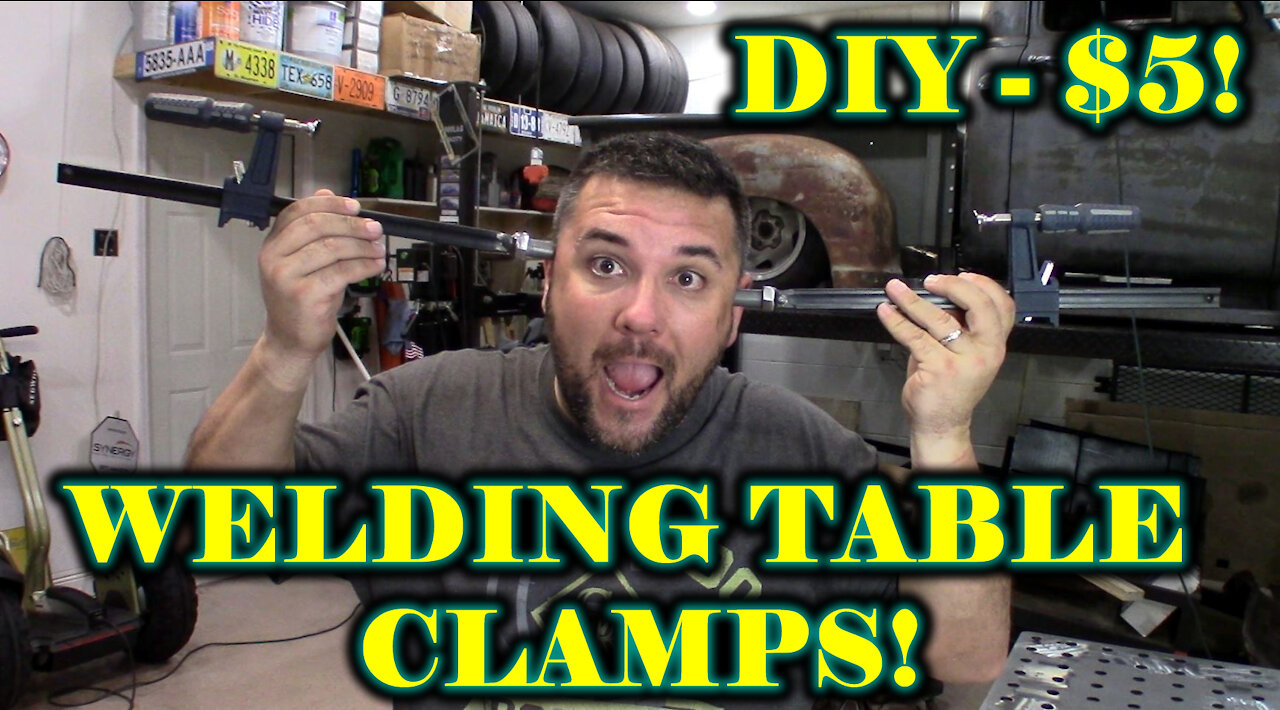 DIY - $5 Welding Table Clamps!!! SAVE A TON OF $$$!!!!