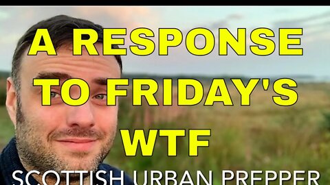 Response to the "WTF" questions on Fridays Video, bit of a Rant and personal opinion