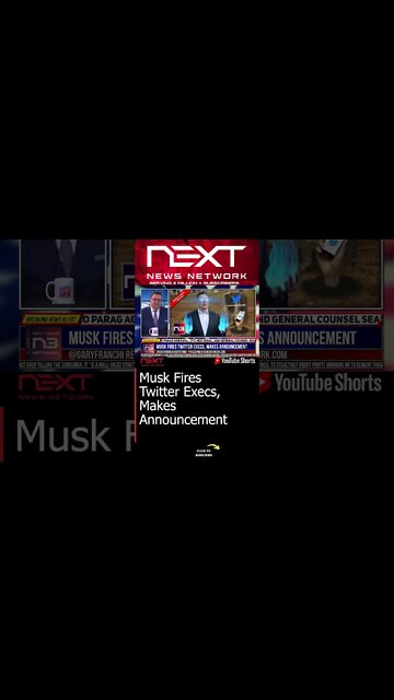 Musk Fires Twitter Execs, Makes Announcement #shorts
