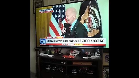 Joe Biden's initial response to the Nashville school shooting