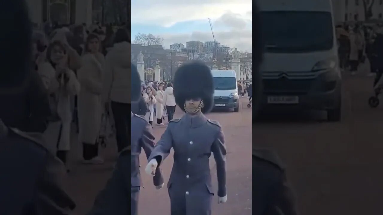 Two kings guards march #buckinghampalace