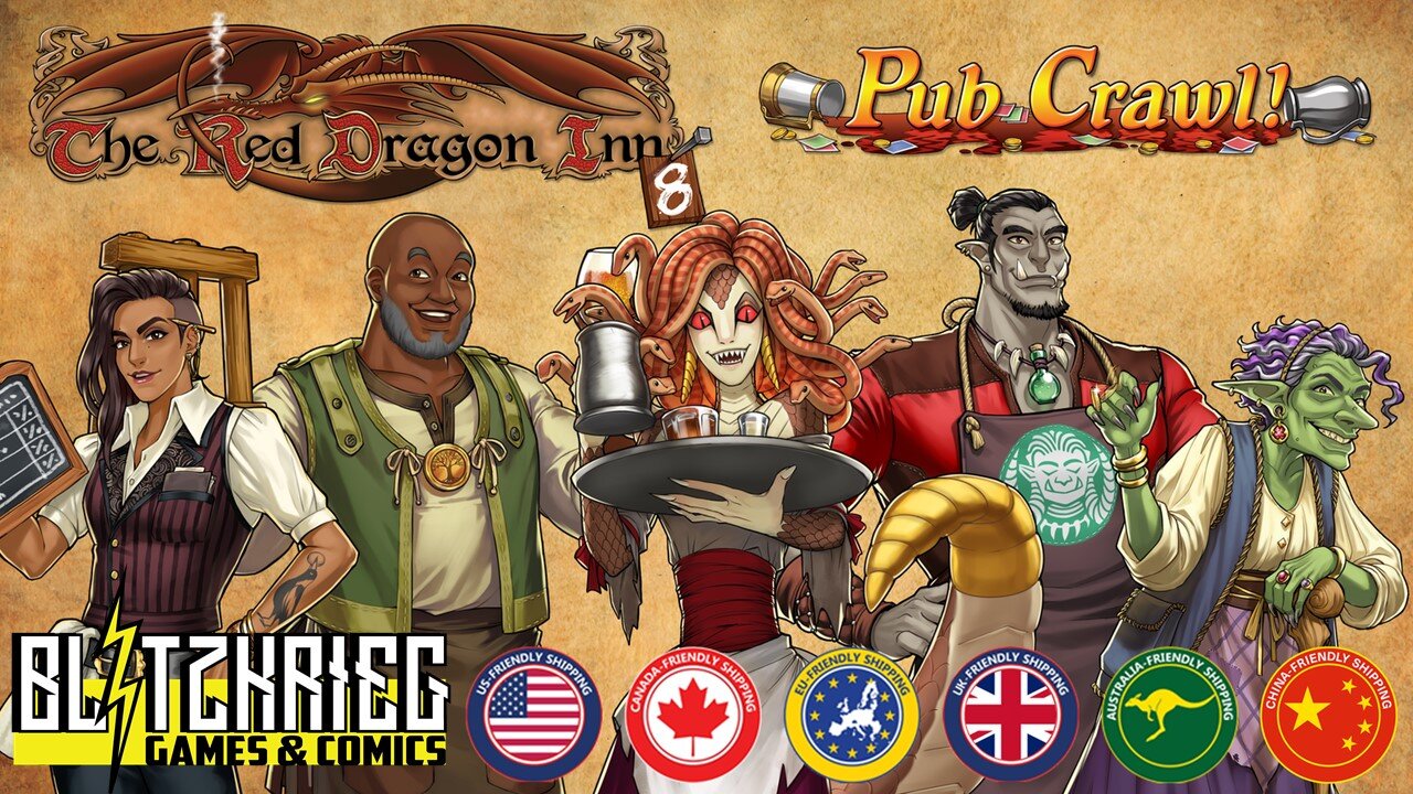 Red Dragon Inn 8 Pub Crawl / Kickstarter All In Eco Edition