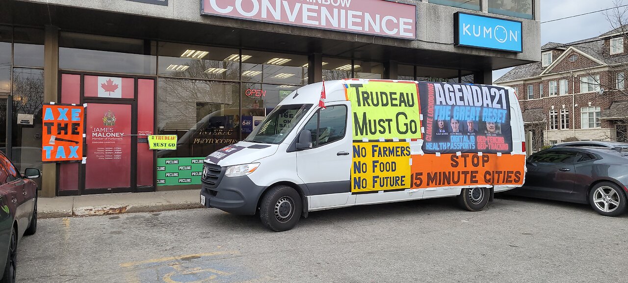 2024 03 14 Toronto protesters visiting MPs James Maloney, Arif Virani, Julie Dzerowicz