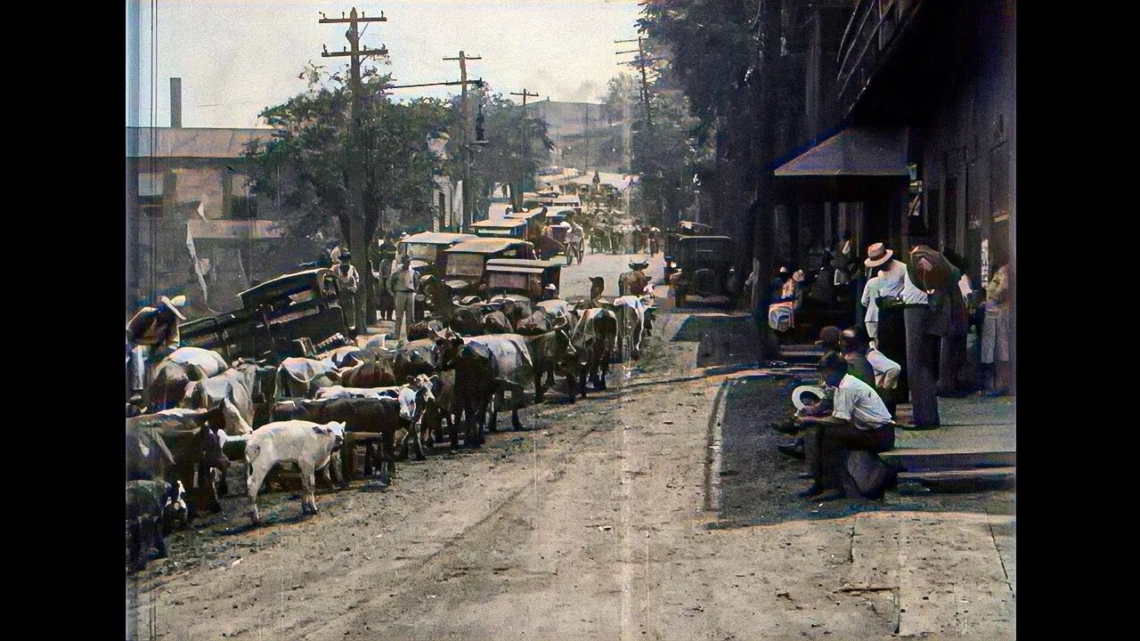 1927 Mississippi River Flood | Restored Footage, Colorized, 60fps, AI Enhanced