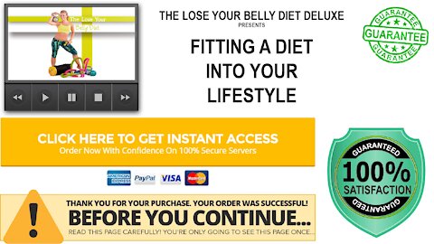 The Lose Your Belly Diet Deluxe - Fitting a Diet Into Your Lifestyle