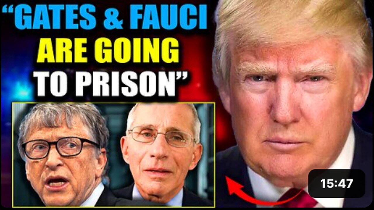 Trump and RFK Planning 'Shock and Awe' Arrests of Gates and Fauci on January 20