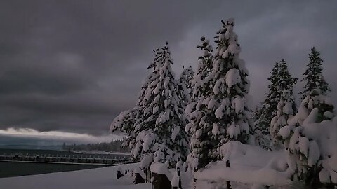 Lake Tahoe in winter