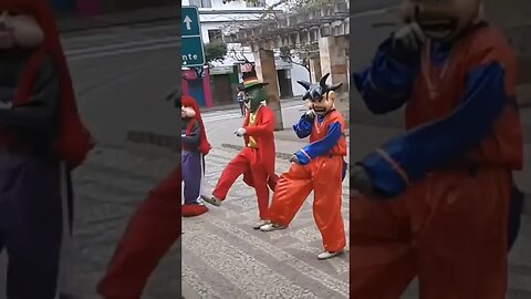 SUPER PULO NINJA DO FOFÃO, O MÁSKARA, PATATI E HOMEM-ARANHA DANÇANDO NA CARRETA DA ALEGRIA