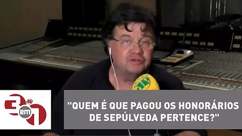 Marcelo Madureira: "Quem é que pagou os honorários de Sepúlveda Pertence?"