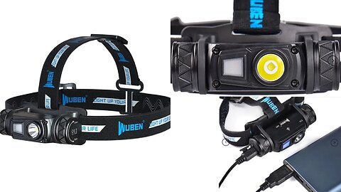 Wuben H1 1200 Lumens Rechargeable Headlamp under $30 !!