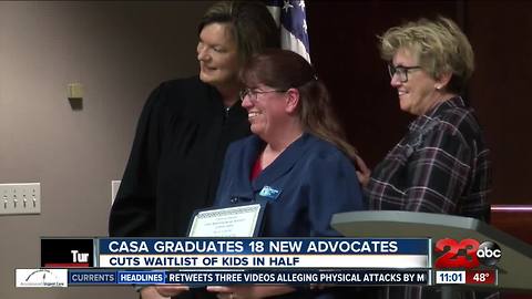 Casa graduates 18 new advocate volunteers