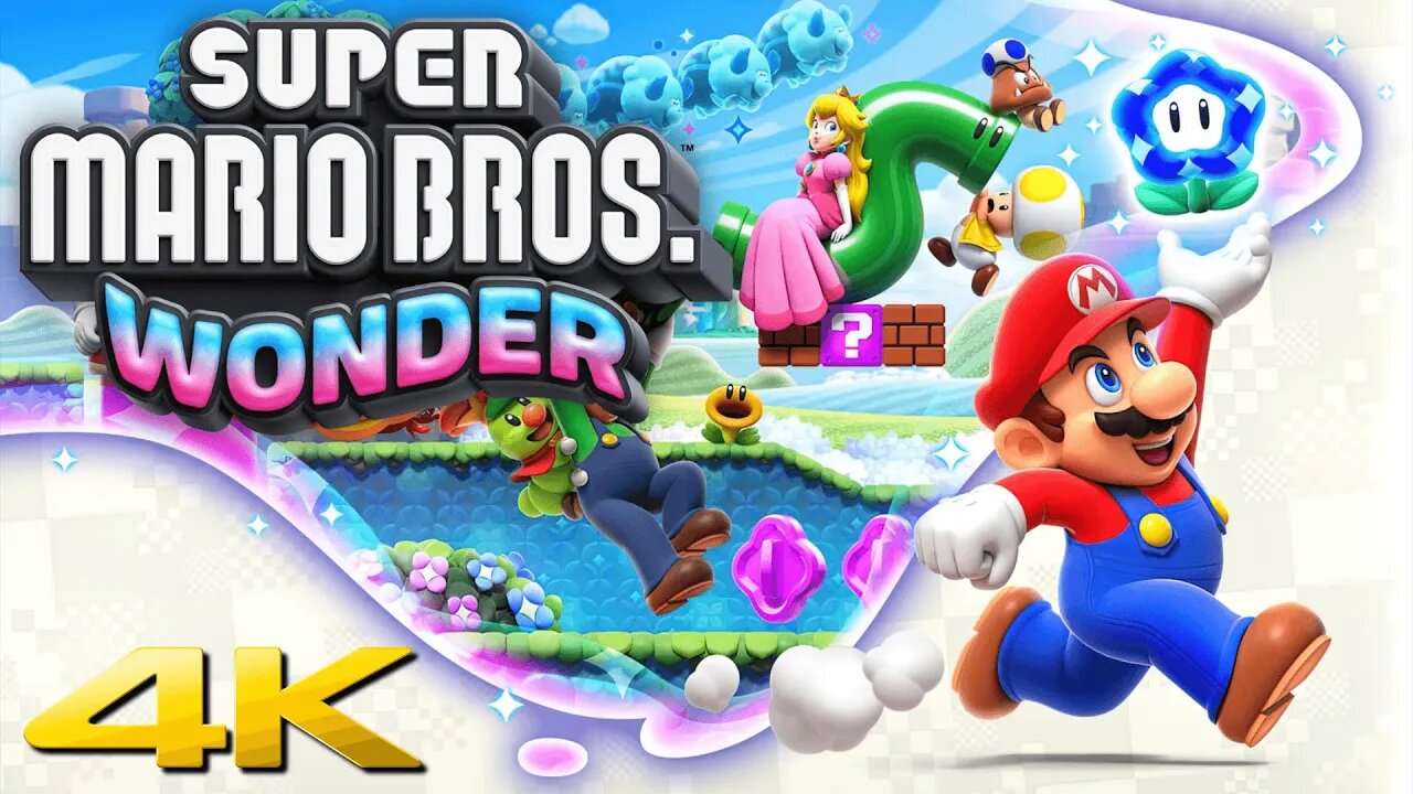 ⭐ Super Mario Bros Wonder - Official 4K/60ᶠᵖˢ Trailer