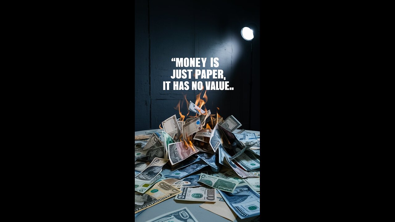 CENTRAL BANKERS WE JUST PRINT MONEY AND PEOPLE BELIEVE IT
