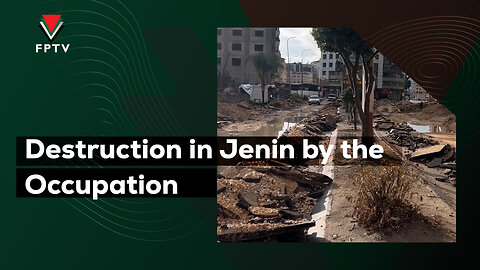 Destruction in Jenin by the Occupation