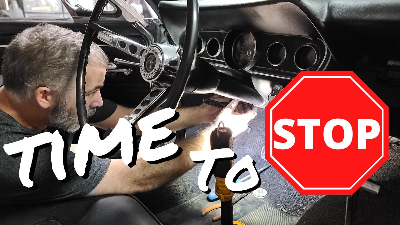 It Is Time To Stop The 66 Mustang Project