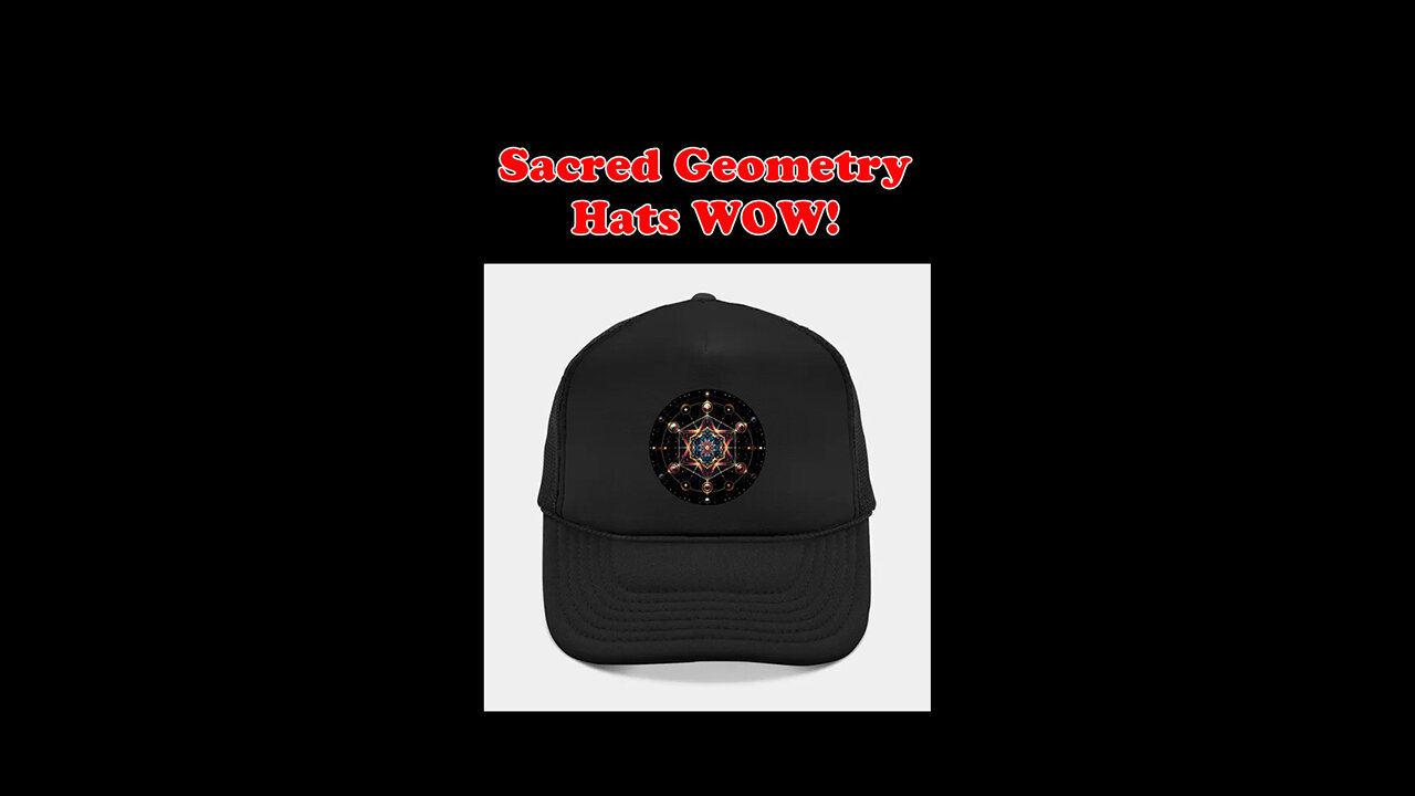 Sacred Geometry Hats WOW!