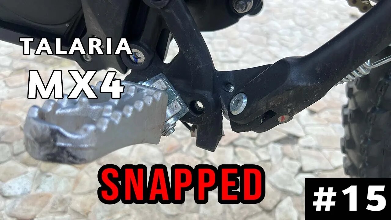 BROKEN PEG BRACE TALARIA STING R | LEARNING WHEELIES PT2