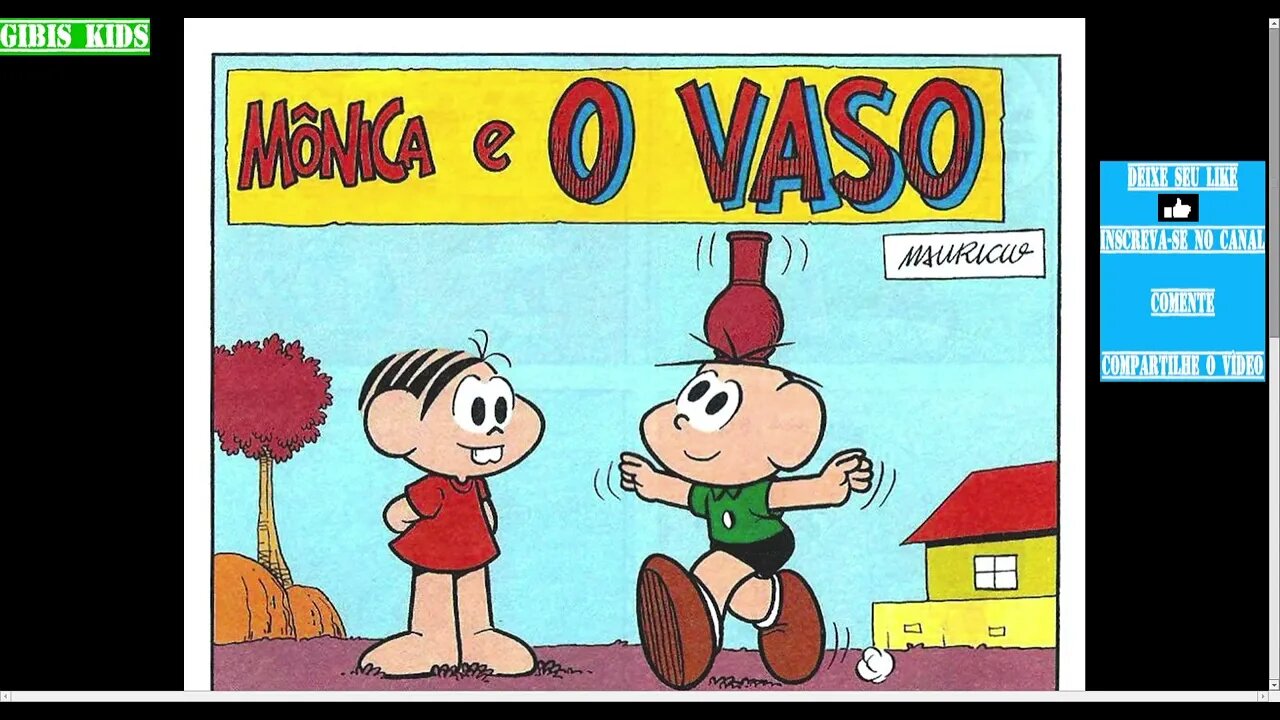 Mônica E O Vaso [Pause o Vídeo Caso Não Consiga Ler]