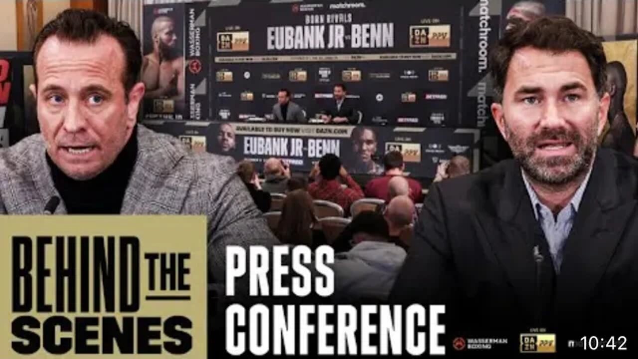Chris Eubank Jr vs Conor Benn, Fight Week ep4: Press Conference (Behind The Scenes)