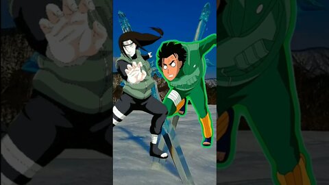 WHO IS STRONGEST?? Rock Lee VS Neji.#shorts