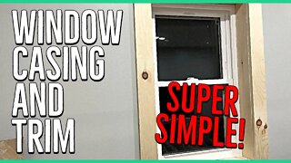 The Easiest Way to Install Window Casing and Trim