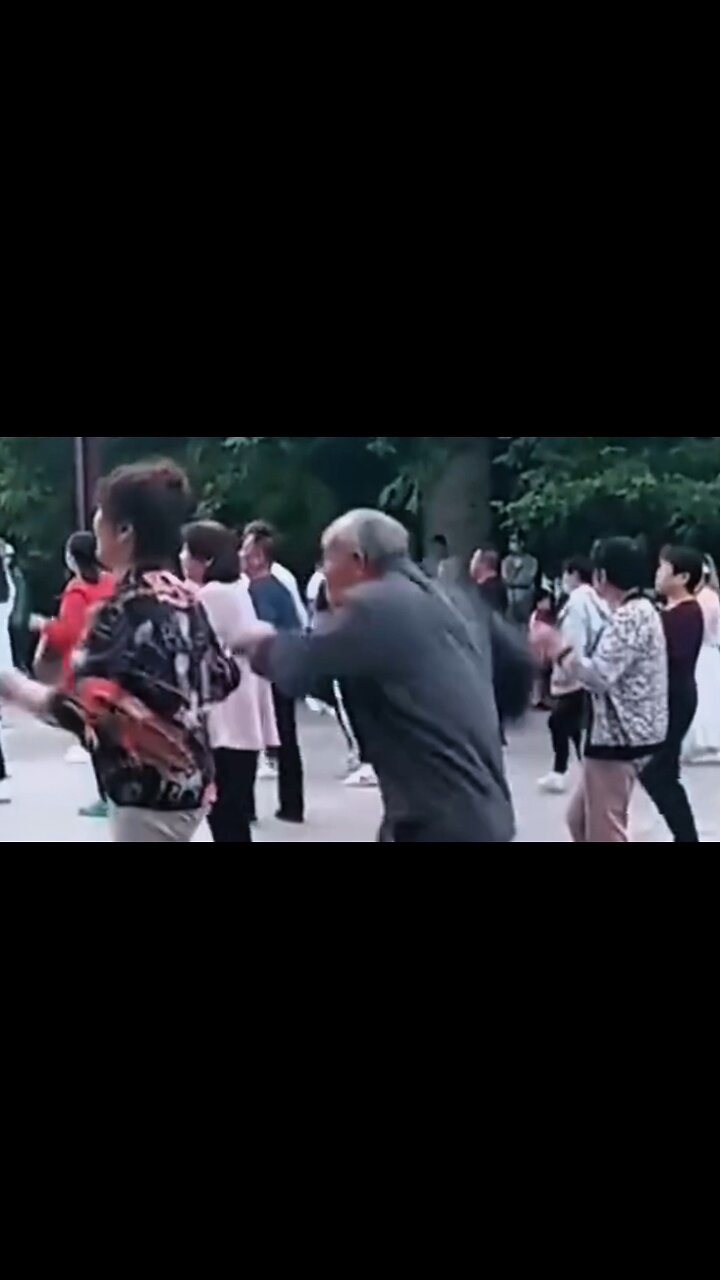 Grandpa so happy for dance