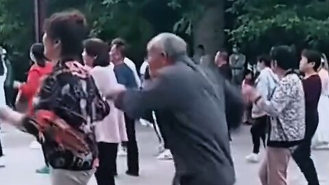 Grandpa so happy for dance 