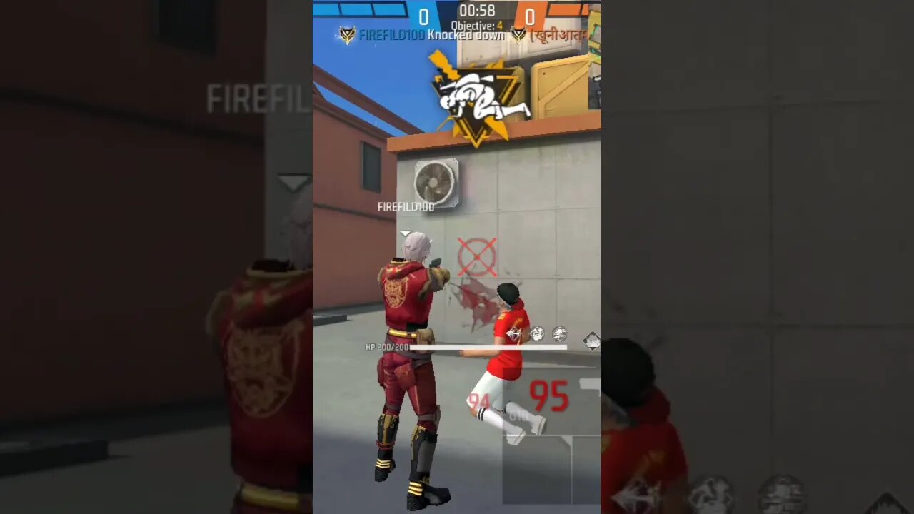 হেডশট মারলে কতো দ্যেমেজ দেয় দেখে নাও বন্ধু। #shorts #firefild100 #viral