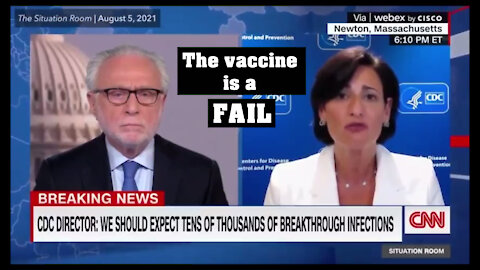 It's a FAILED vaccine Freudian Slip Rochelle Walensky