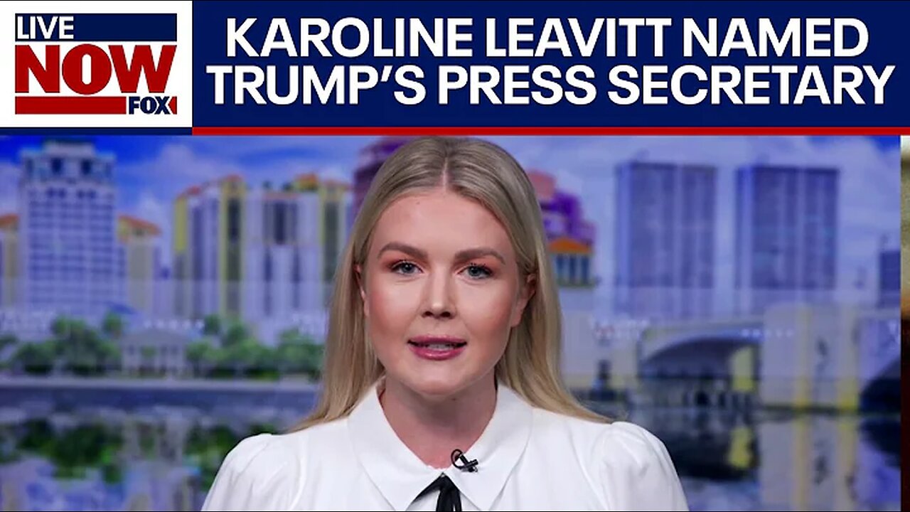 Trump picks Karoline Leavitt to serve as White House press secretary