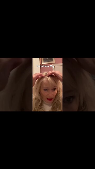 Love my Sarla Halo extension wig.