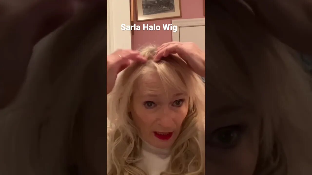 Love my Sarla Halo extension wig.