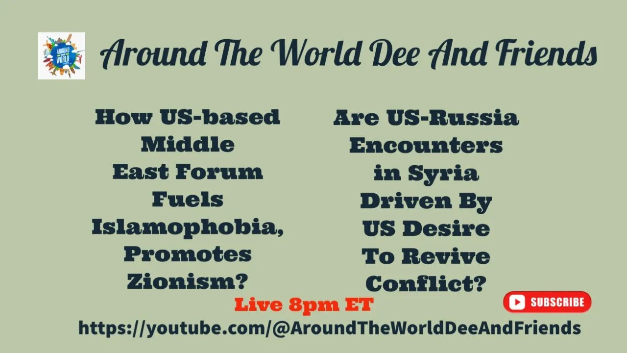 How US-based Forum Fuel Islamophobia? Why Is US Reviving Conflict In Syria?