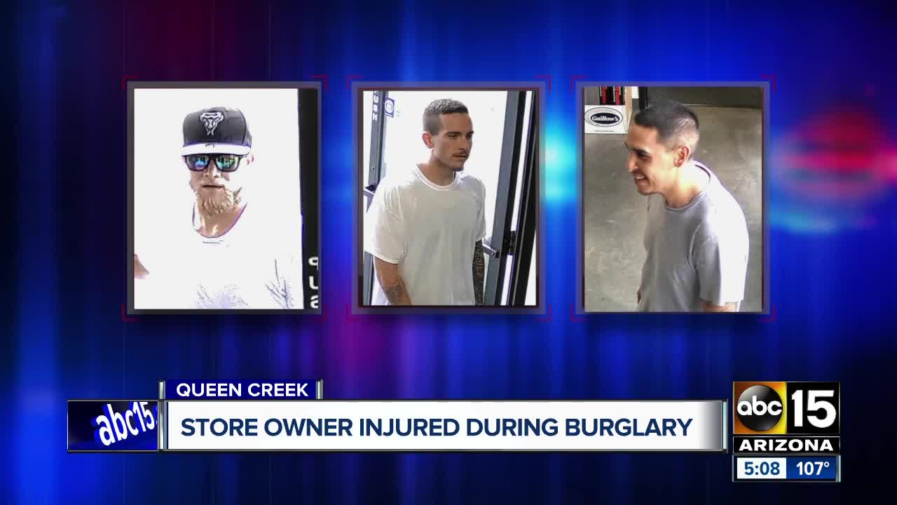 Superstition Hobbies in Queen Creek burglarized, owner hit by vehicle