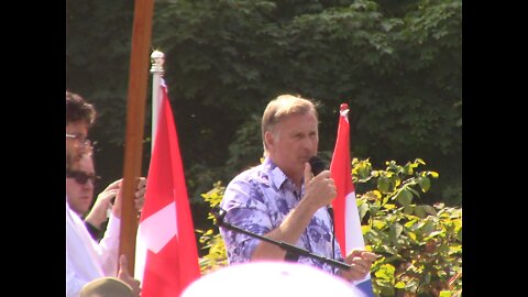 Maxime Bernier at Queen's Park in Toronto: September 17th, 2022