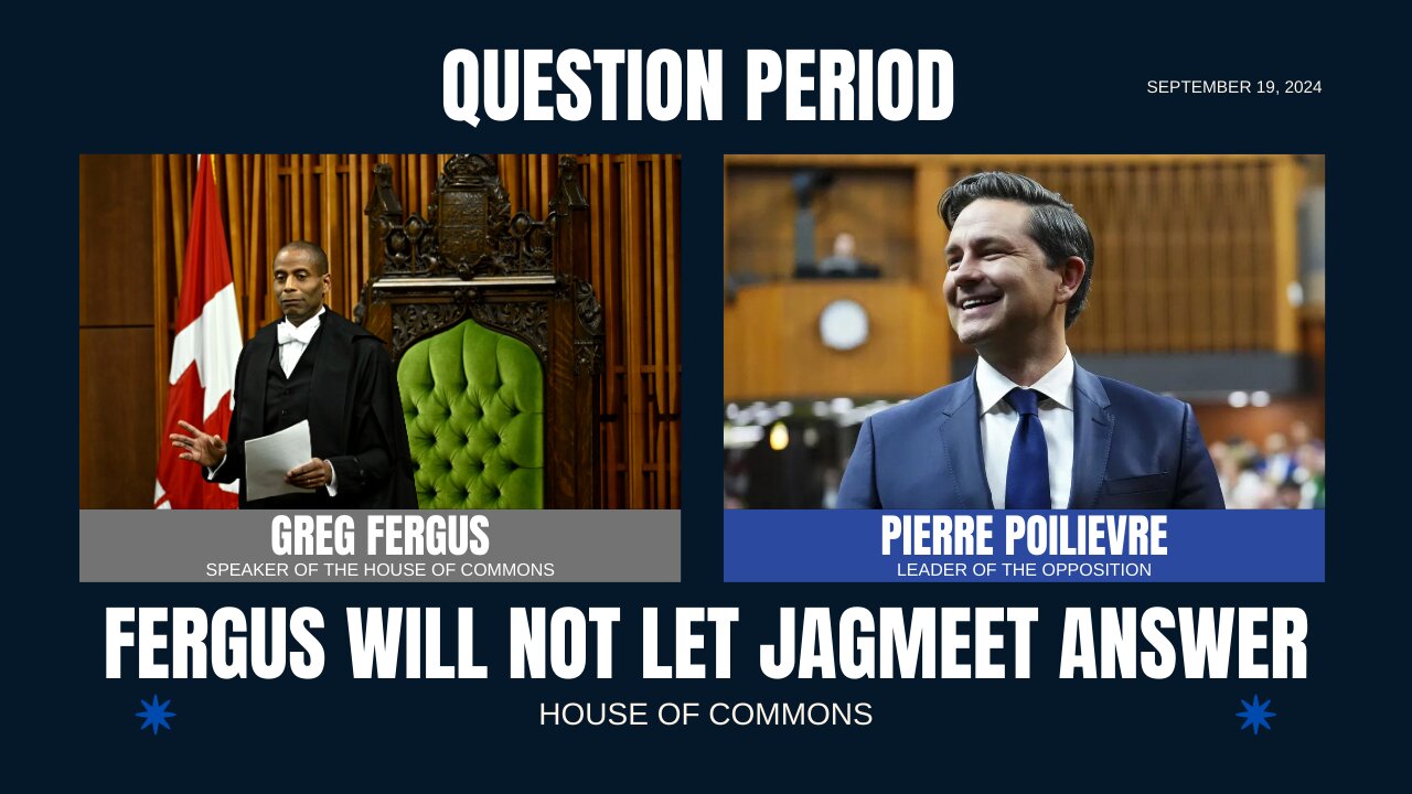 Grerg Fergus Will Not Let Jagmeet Singh Answer