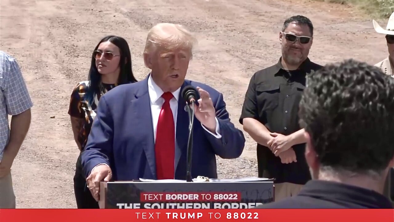 President Trump's Rally in Montezuma Pass, AZ at the Southern Border (8/22/24)