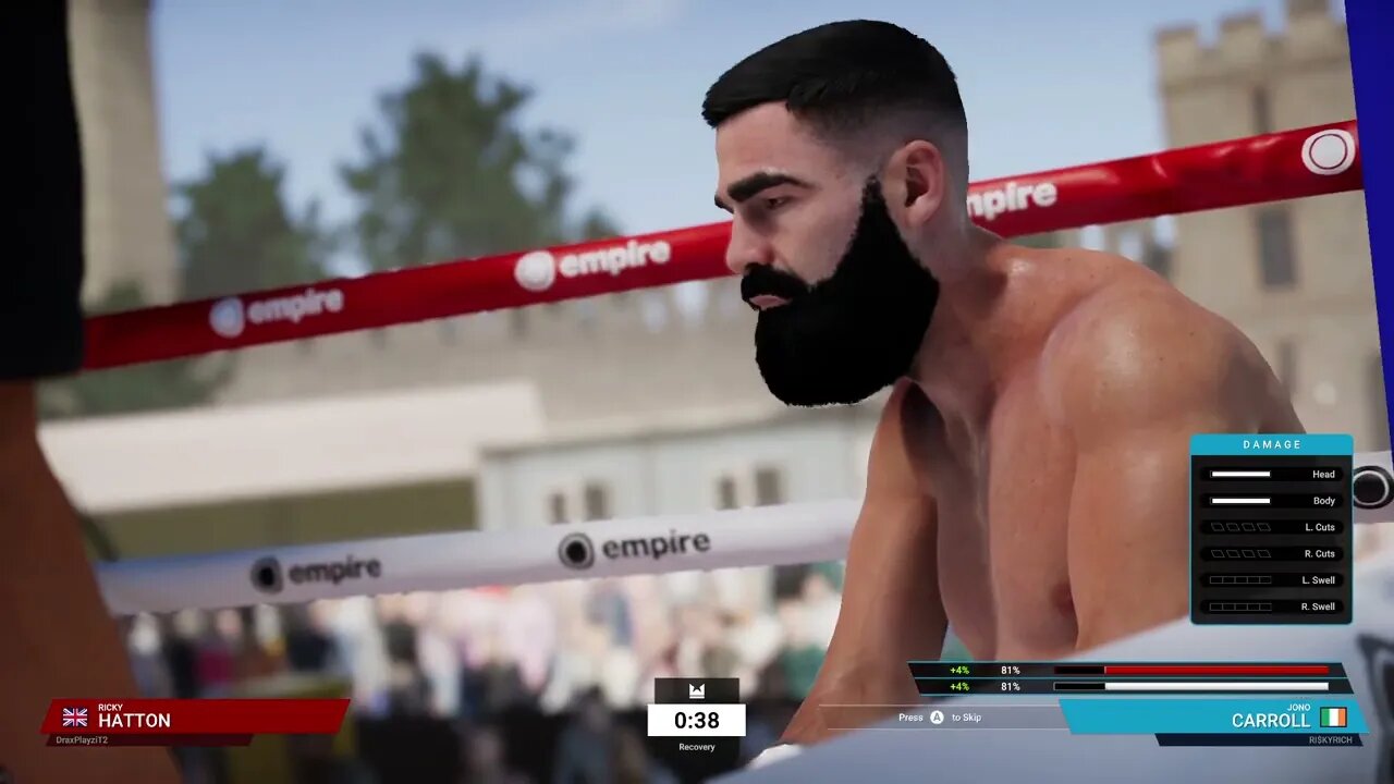 Undisputed Boxing Online Unranked Gameplay Jono Carroll vs Ricky Hatton