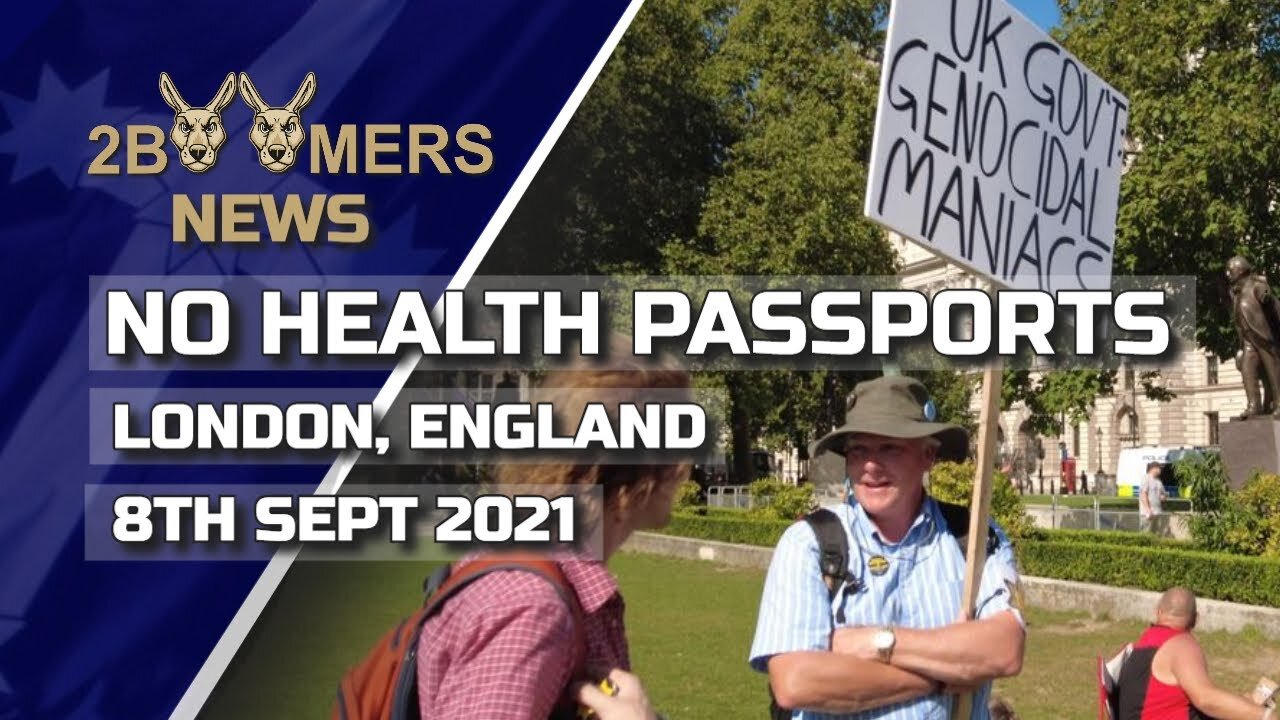 NO HEALTH-PASSPORTS PROTEST - 8TH SEPTEMBER 2021
