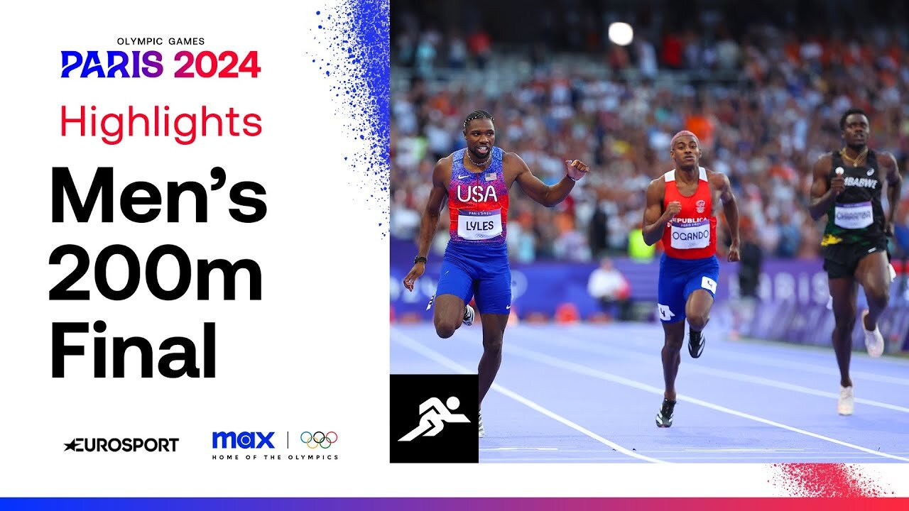 THRILLING FINISH | Men's 200m Olympic Final Highlights | #Paris2024 #Olympics