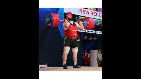 (267kg)RECORDE MUNDIAL NO ARREMESSO. LASHA TALAKHADZE IRÁ SUPERAR? #Shorts