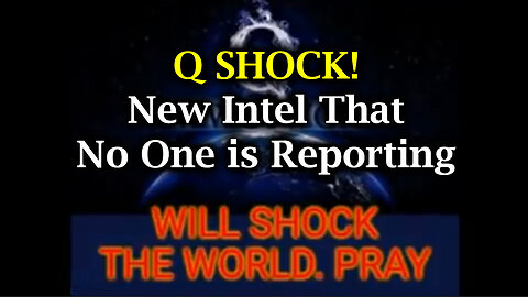 SHOCK! Q With New Intel That No One is Reporting.