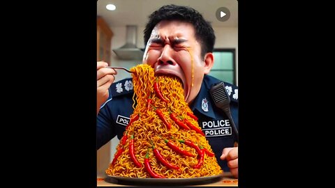 ASMR# Xiaofeng Eating Really delicious 🍗 Fried chicken thighs, Fried Noodles, Egg Black Mukbang