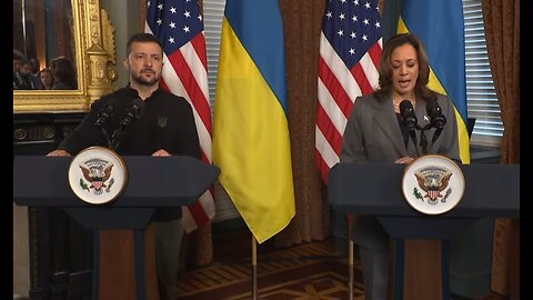 SURRENDER! Kamala slams fellow Americans supporting Putin plan in meeting with Zelensky