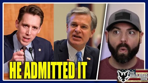 Shocking Testimony: Sen. Josh Hawley gets FBI Director to Admit