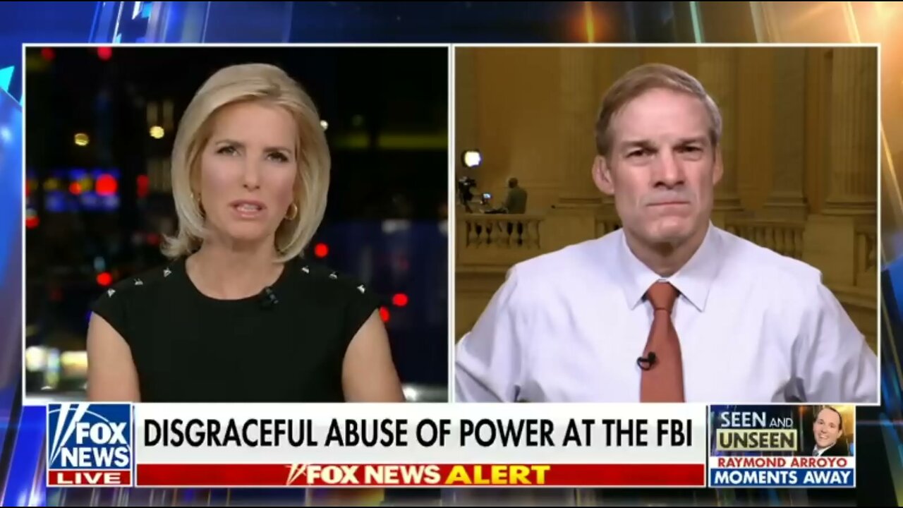 Jim Jordan Speaks of The Victimization By DOJ & FBI Of Whistleblowers... They're Coming After You!